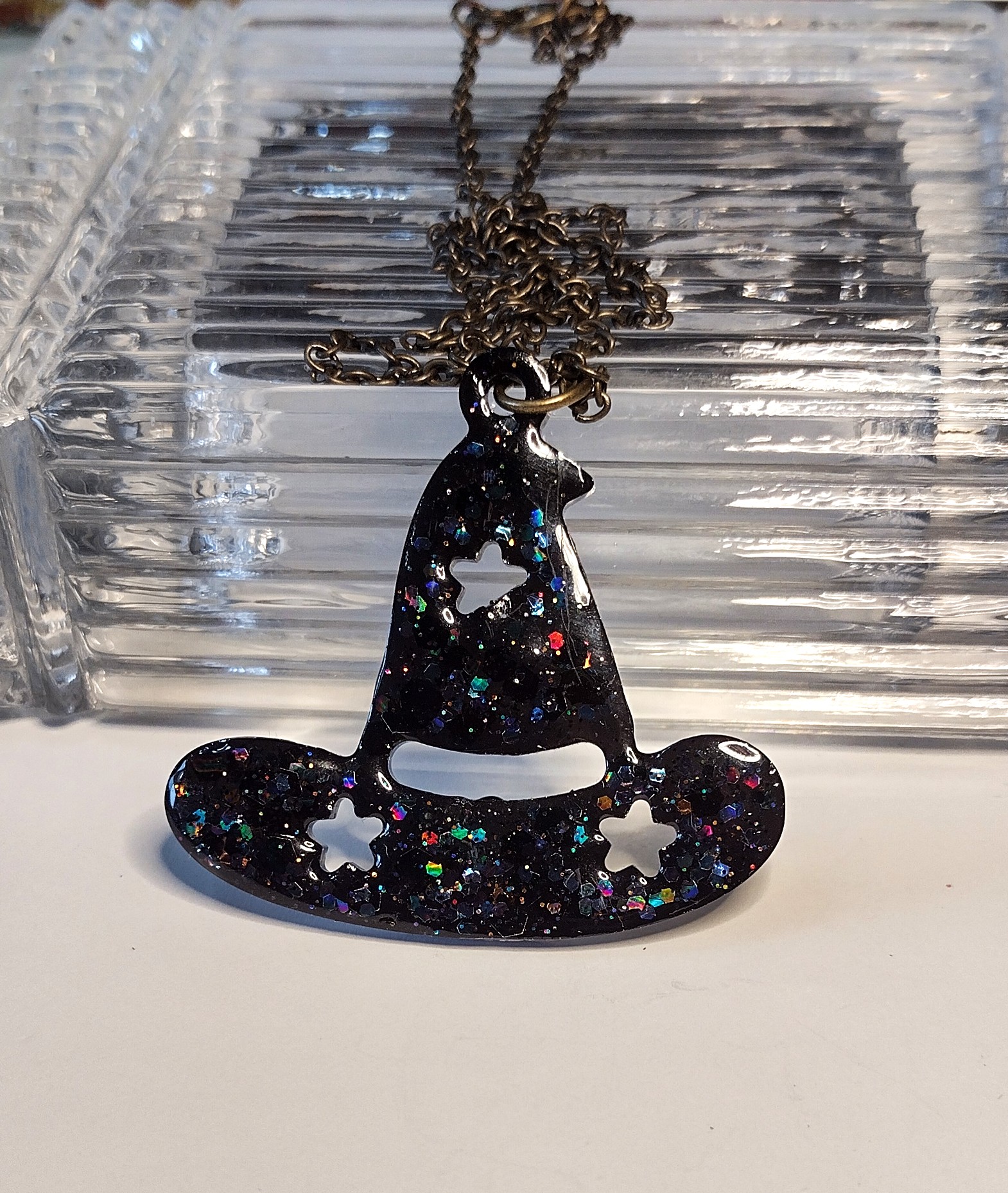 Witch Hat Pendant Necklace