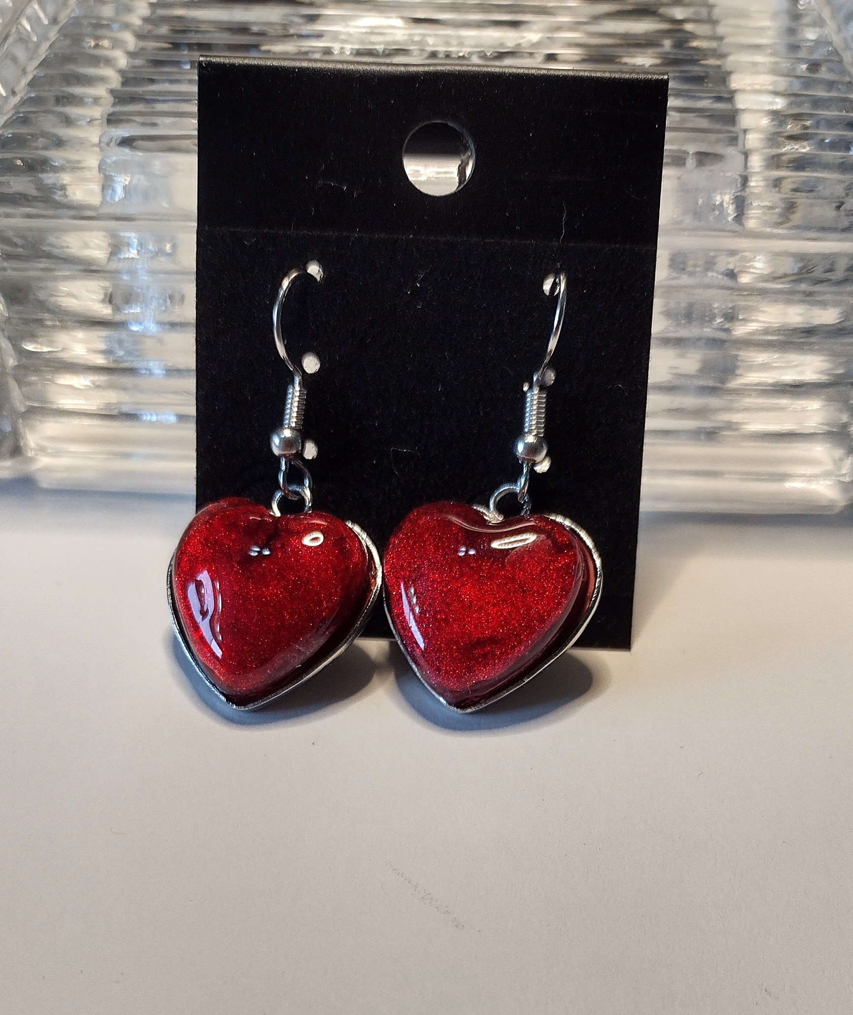 Red Heart Earrings 