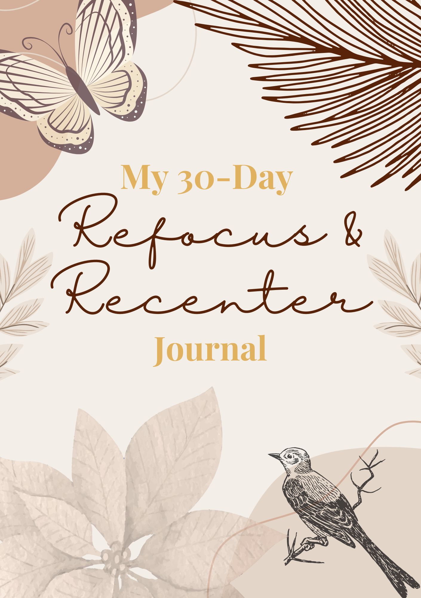 30-Day Refocus & Recenter Digital Journal