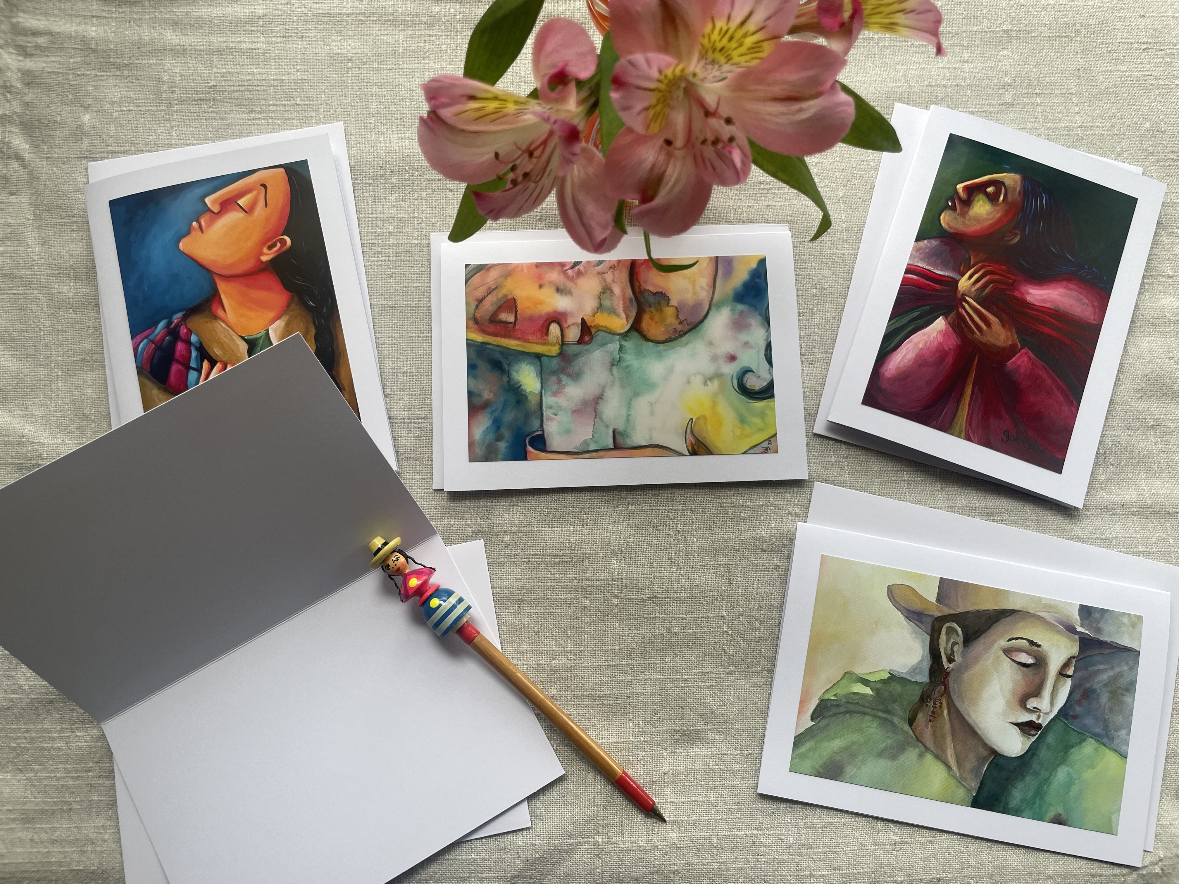 Women Greeting Card Set