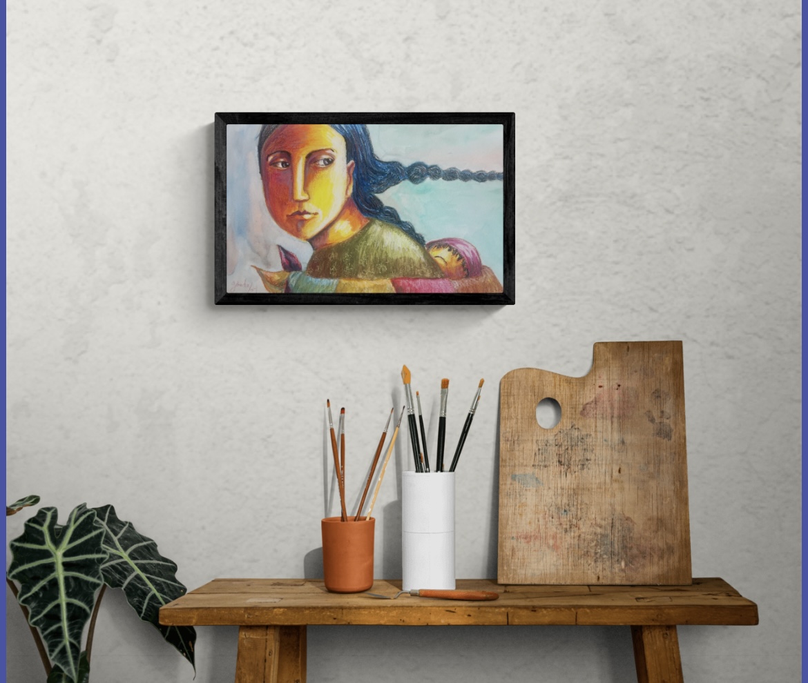 Caring Mother with her Child