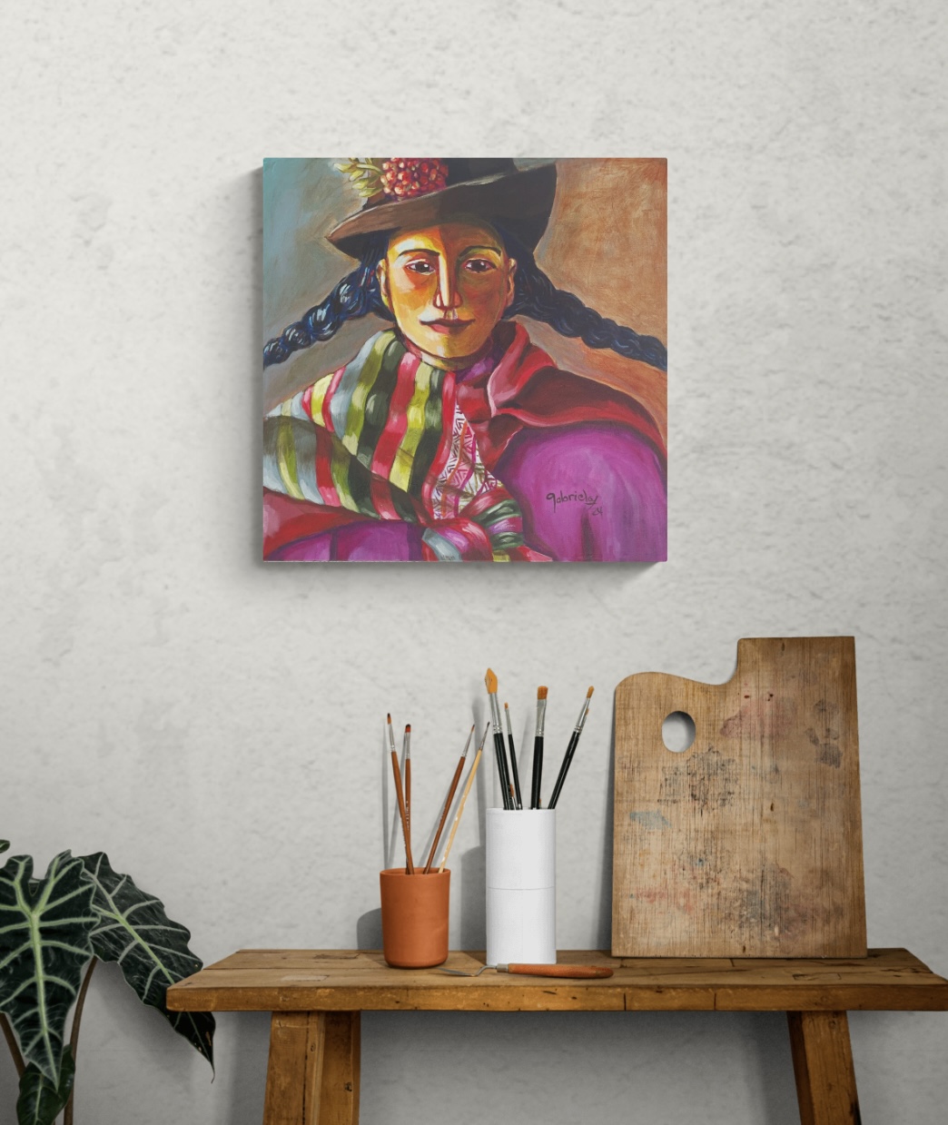 Portrait of Andean Woman 