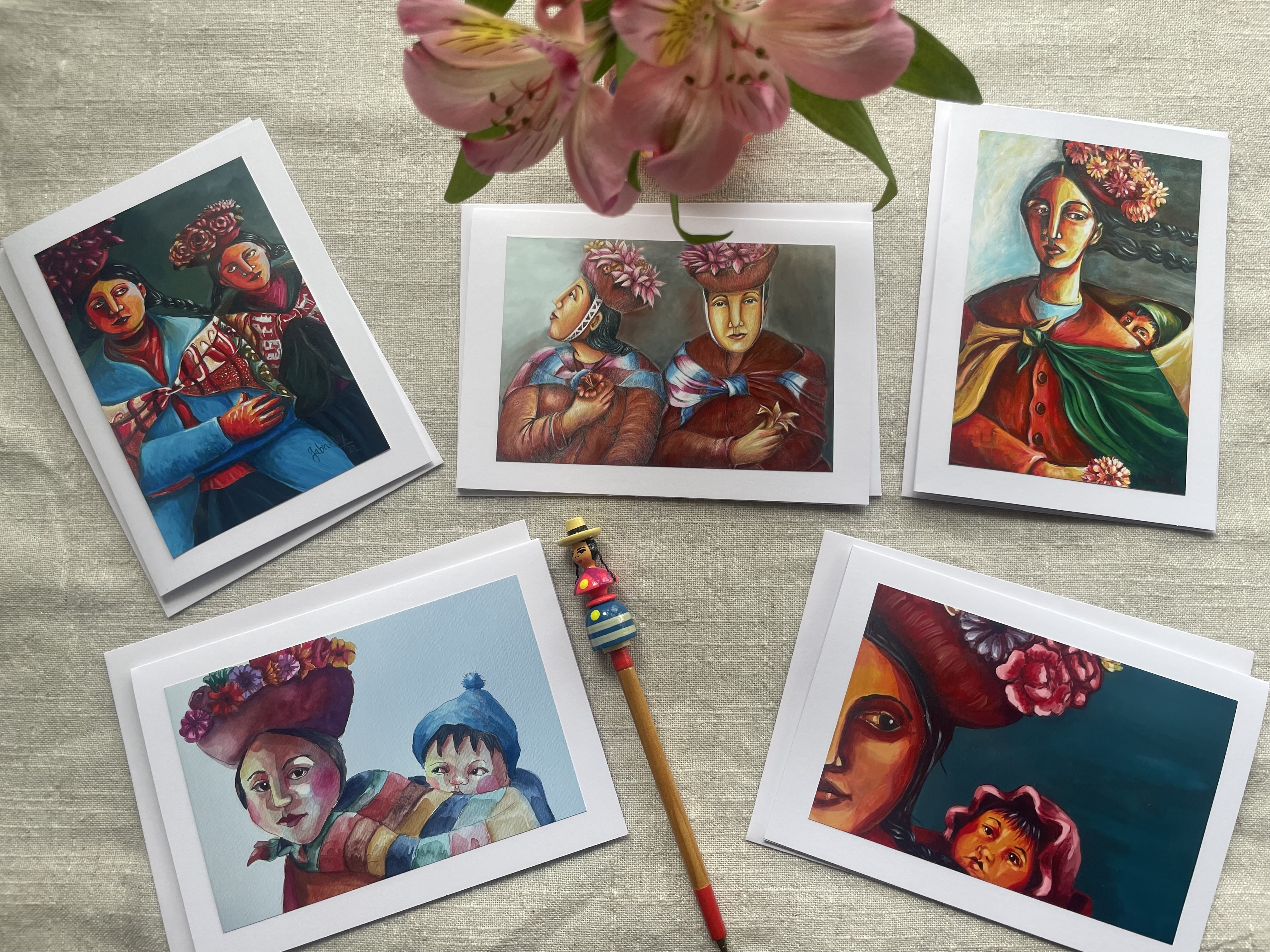 Ñustas Greeting Card Set
