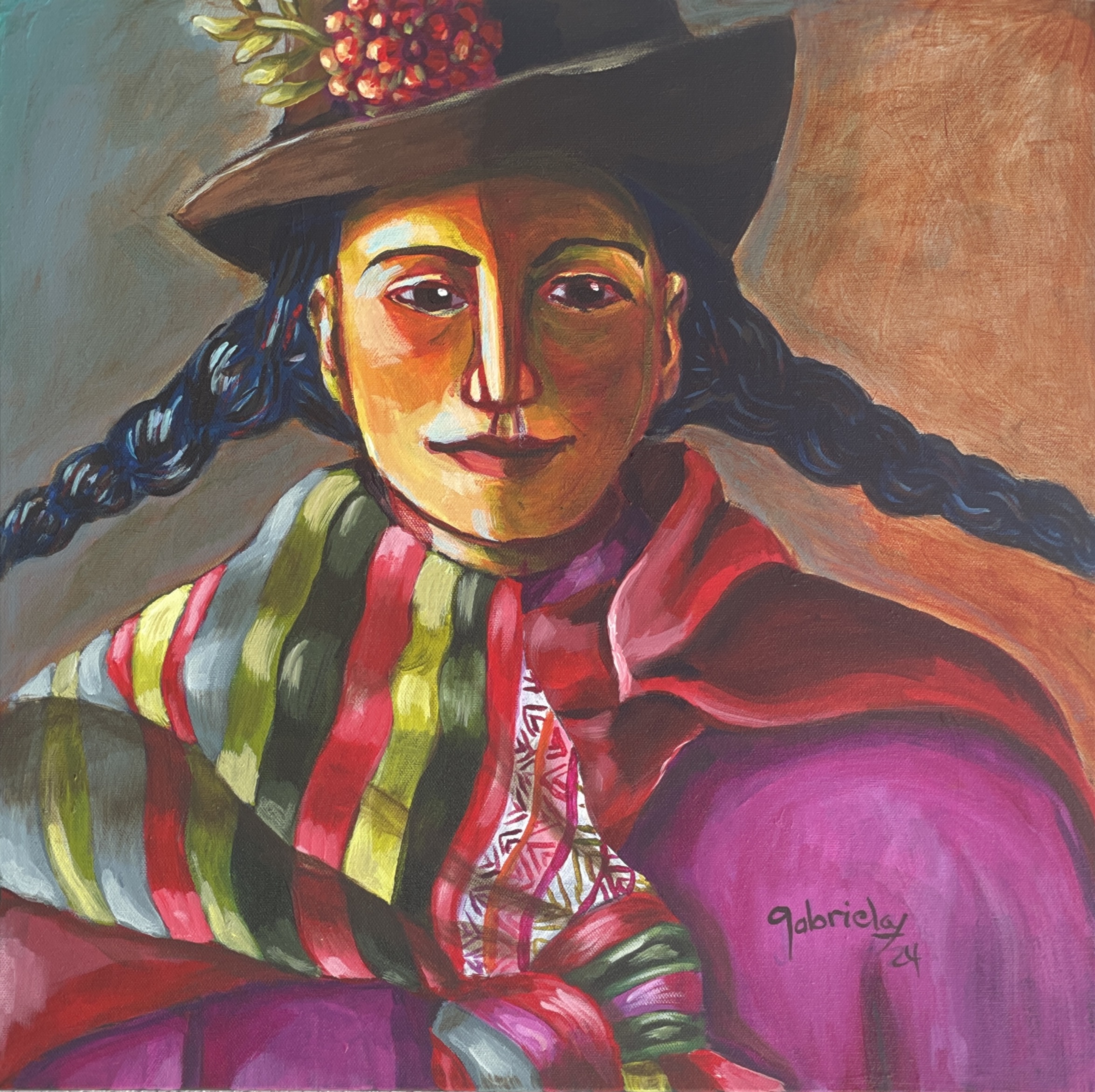 Portrait of Andean Woman