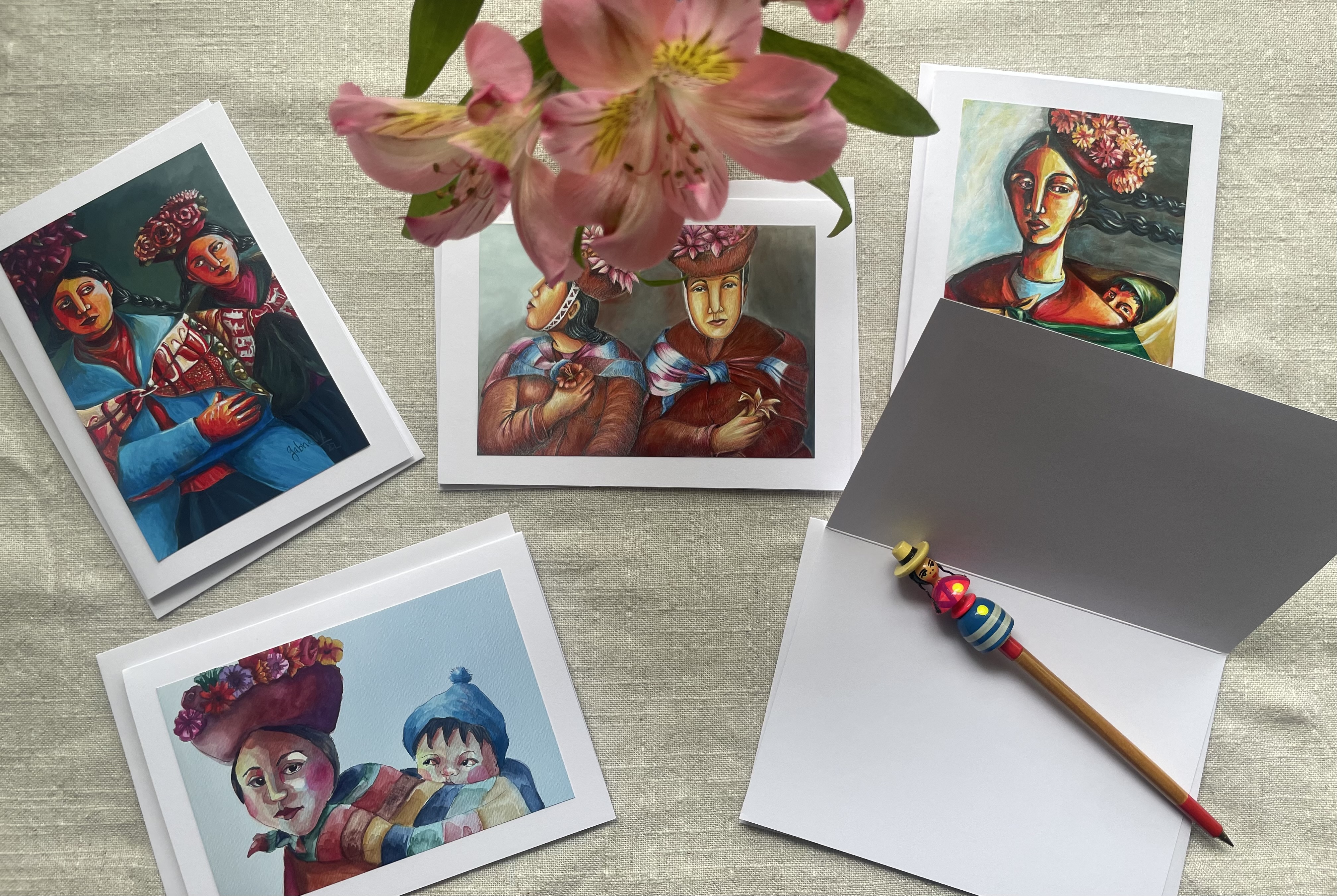 Ñustas Greeting Card Set
