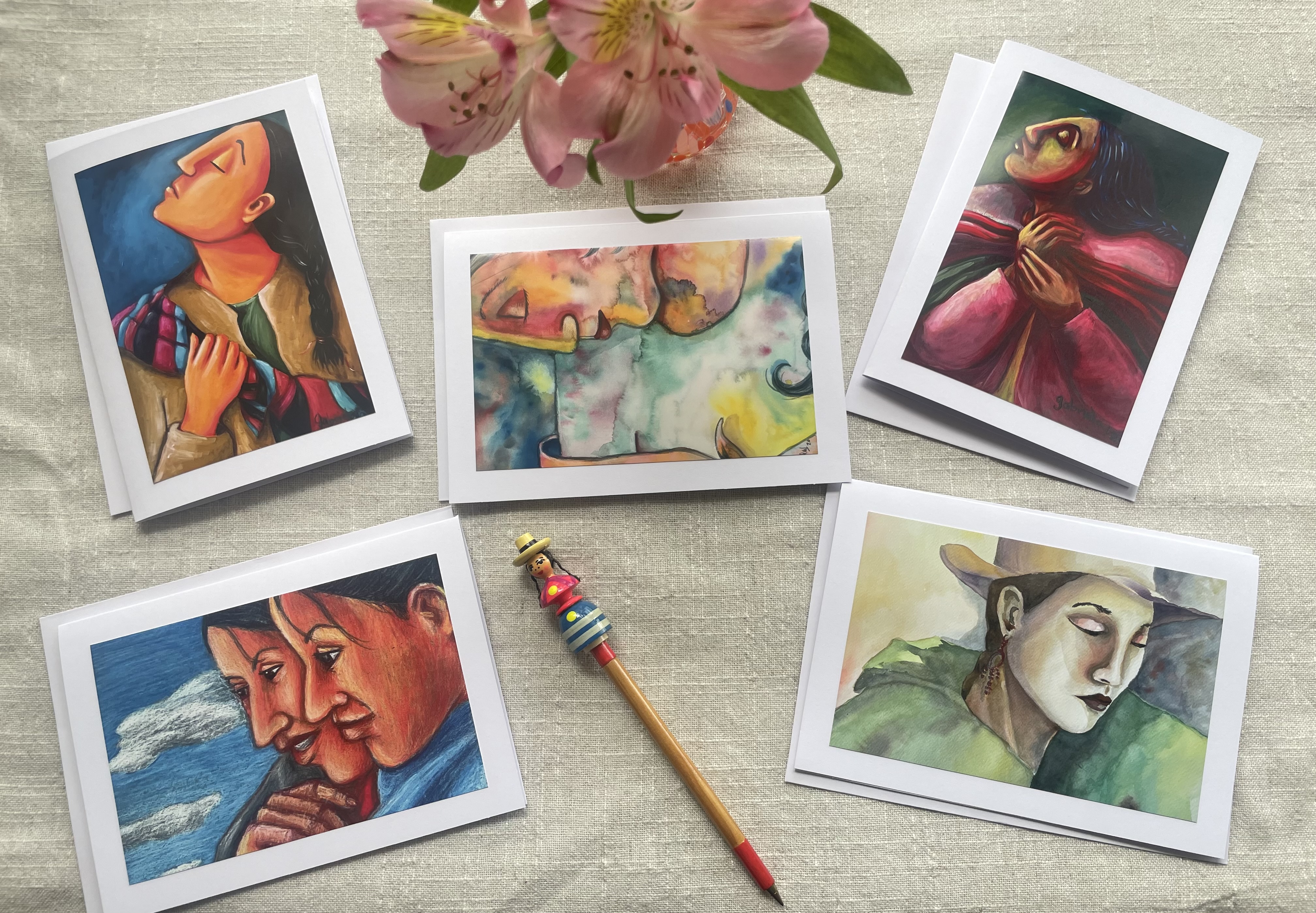 Women Greeting Card Set