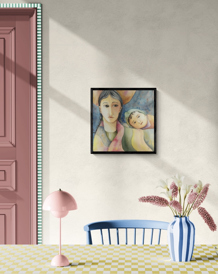 Indigenous Mother with her Child