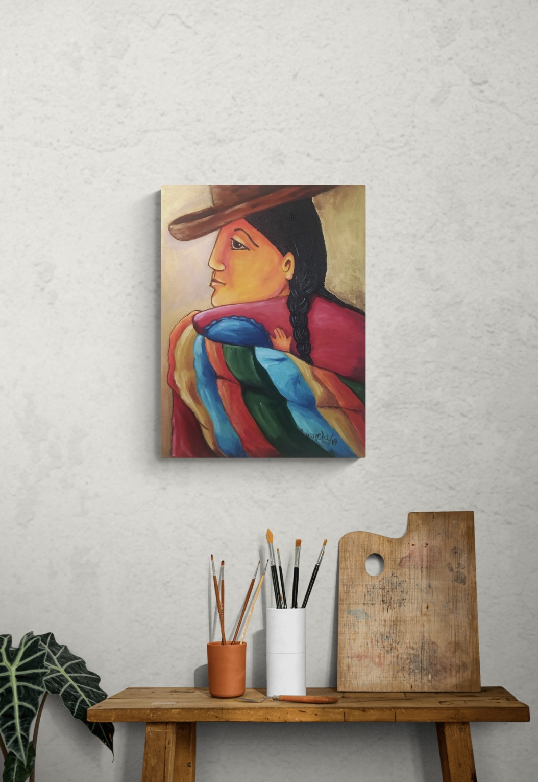 Woman Carrying Baby
