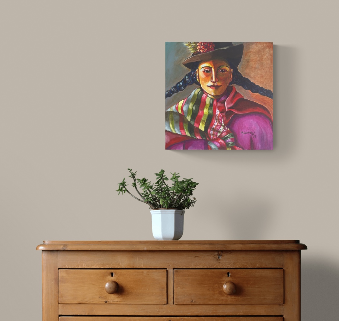 Portrait of Andean Woman 