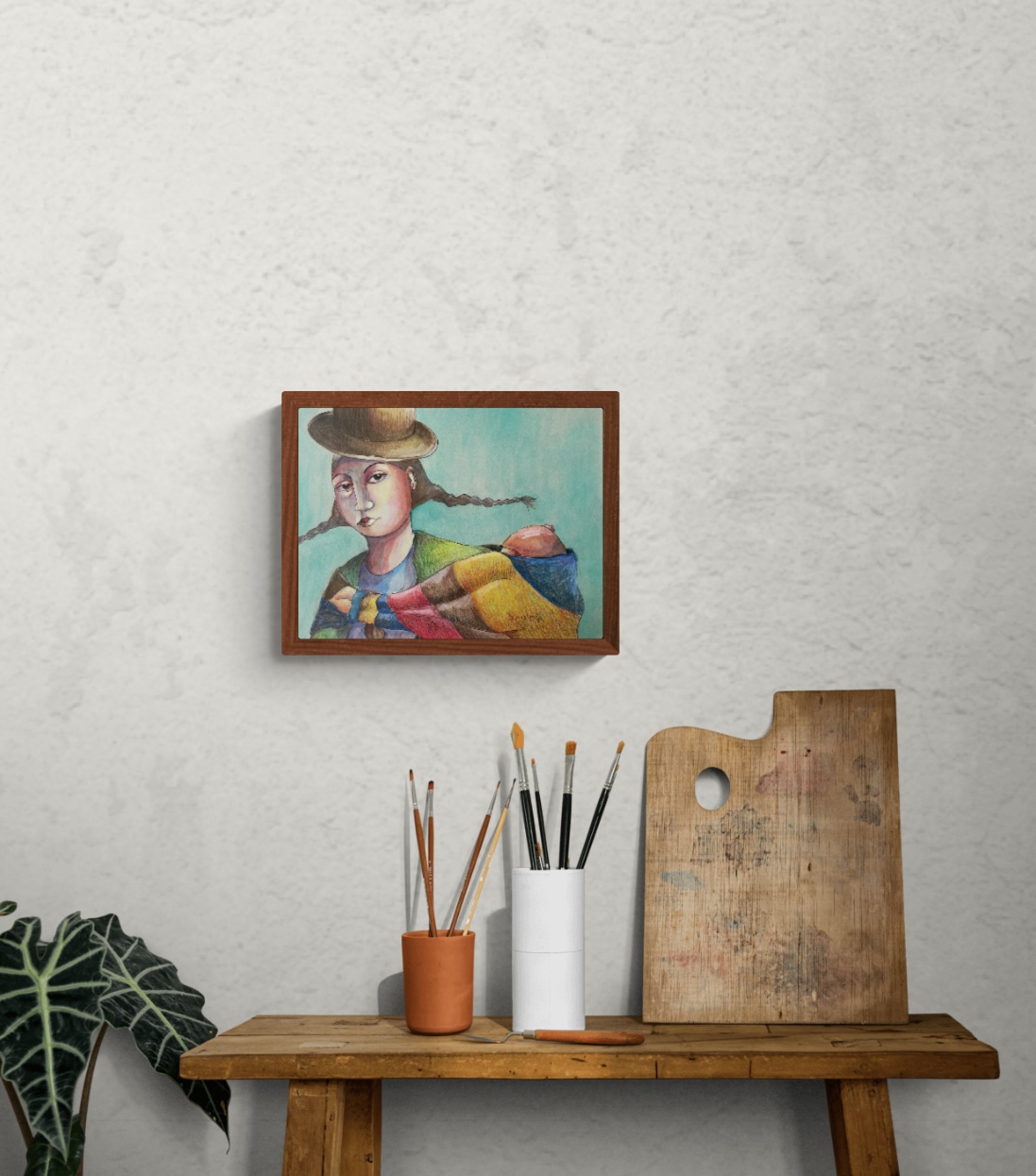 Andean Mother and Child 