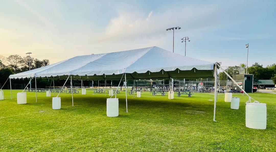 30x60 Tent Rentals for up to 120 Guests