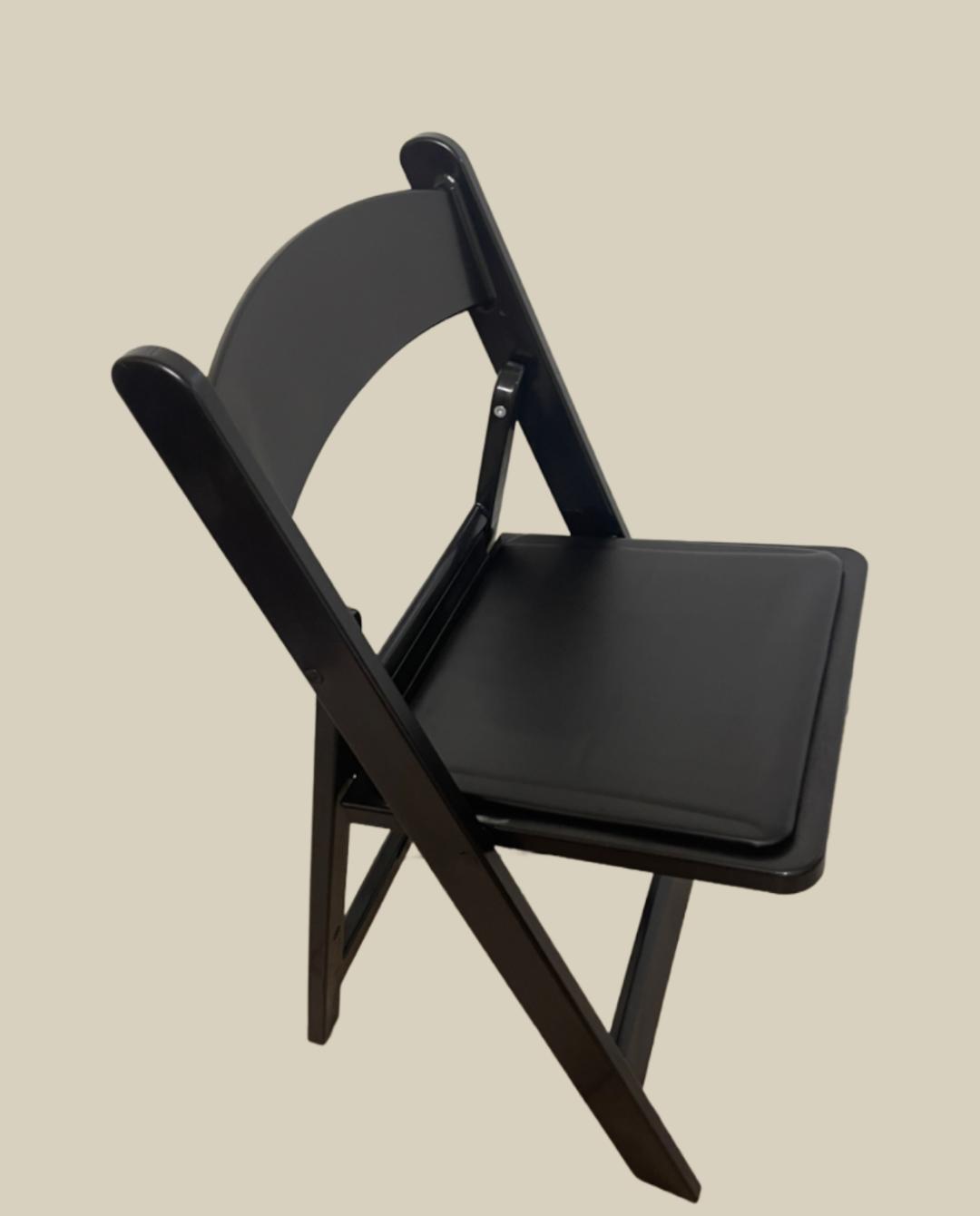 Black Folding Chair
