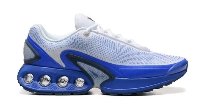 Chaussures de Sport Bleu à Semelles Rebondissantes style Nîke DN