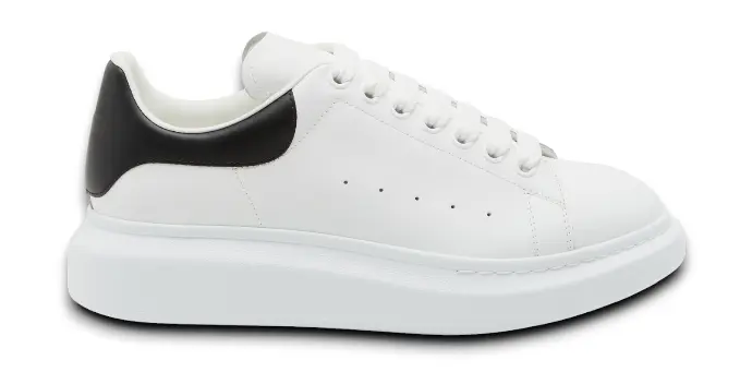 Chaussure Haute Semelle Style A.Mcqueen Blanche