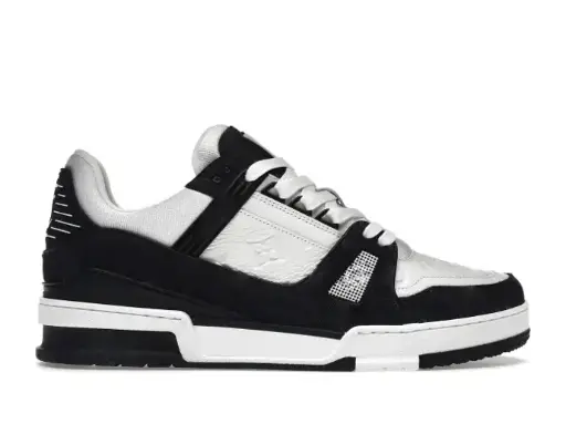 Chaussures Basses Style LVi Trainer Noire et Blanche
