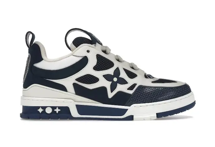 Chaussures Basses Style LV skate Bleue