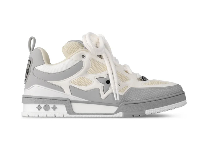 Chaussures Basses Style LV Skate Grise