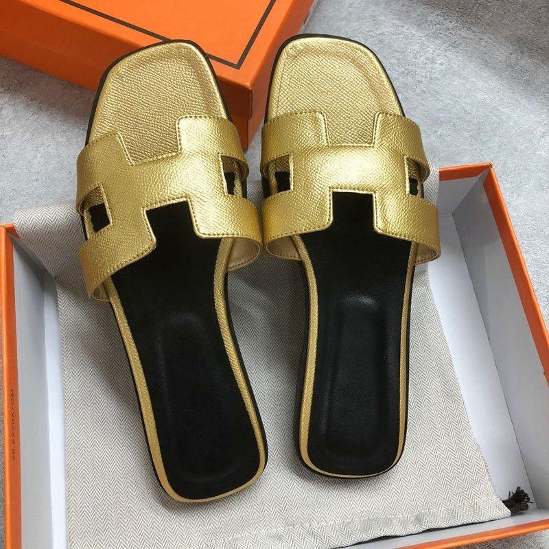 Sandales dorées style Hermeses