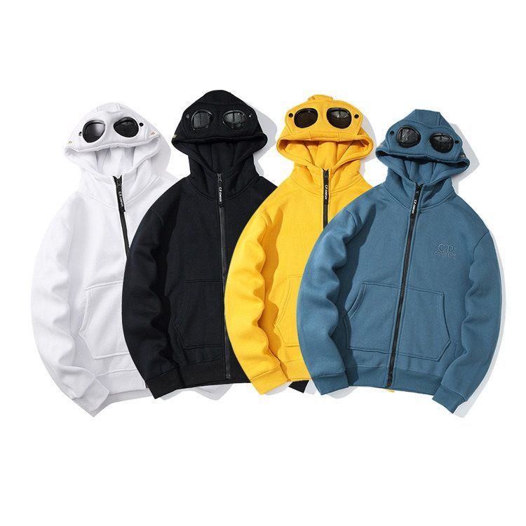 Sweatshirts à capuche avec lunettes intégrées style CP compania