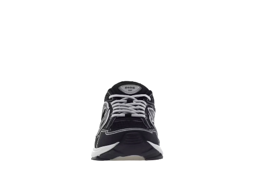 Chaussures de sport noires et grises style Diore B30
