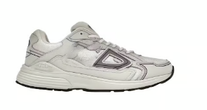 Chaussures de sport blanches et grises style DIore B30