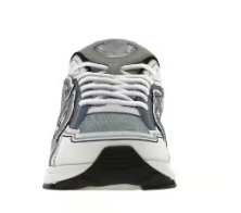 Chaussures de sport grises, bleues et blanches style Diore B30