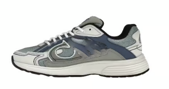 Chaussures de sport grises, bleues et blanches style Diore B30