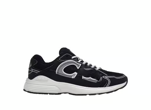 Chaussures de sport noires et grises style Diore B30