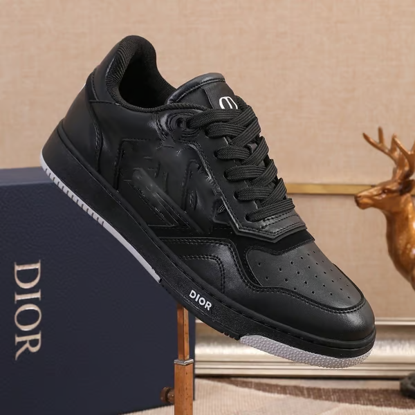 Chaussures noires à motifs style Diore