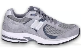 Baskets de Courses Légères Semelles Basses Couleur Gris Sombre style New Balanco 2002r