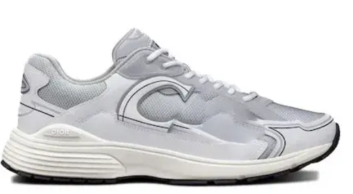 Chaussures de Sport Couleur Gris à Lacets style CD B30