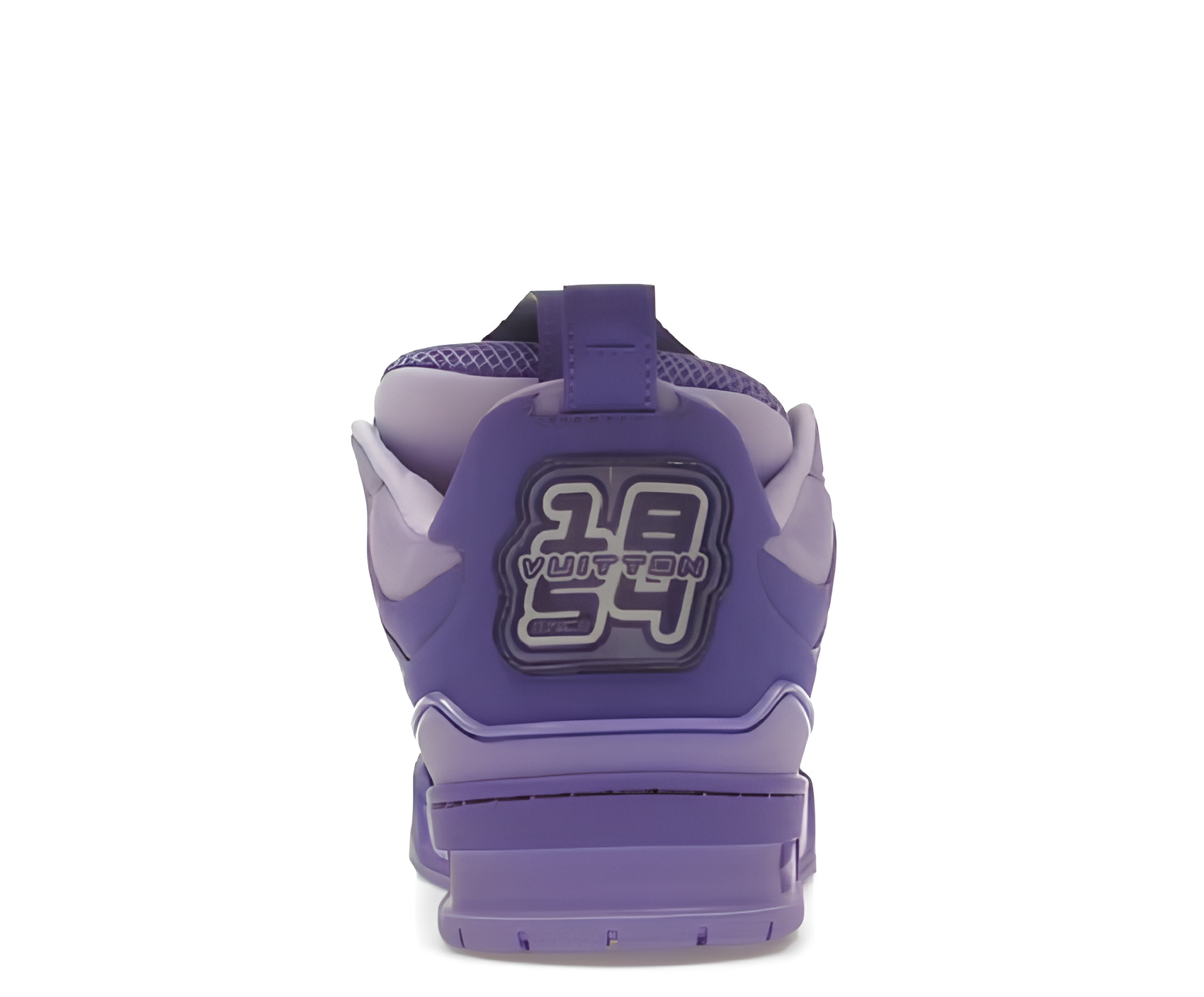 Chaussures basses violette style LV skate