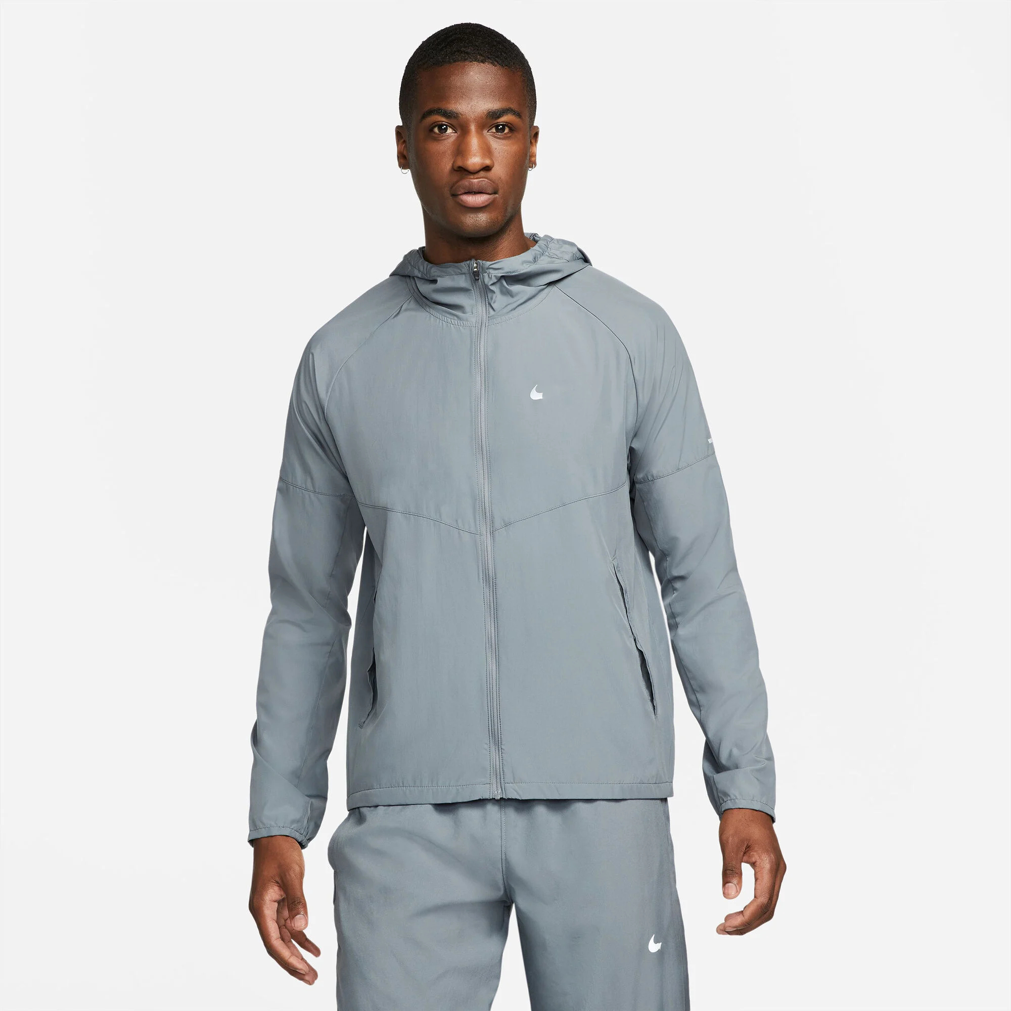 Ensemble de sport gris style Running