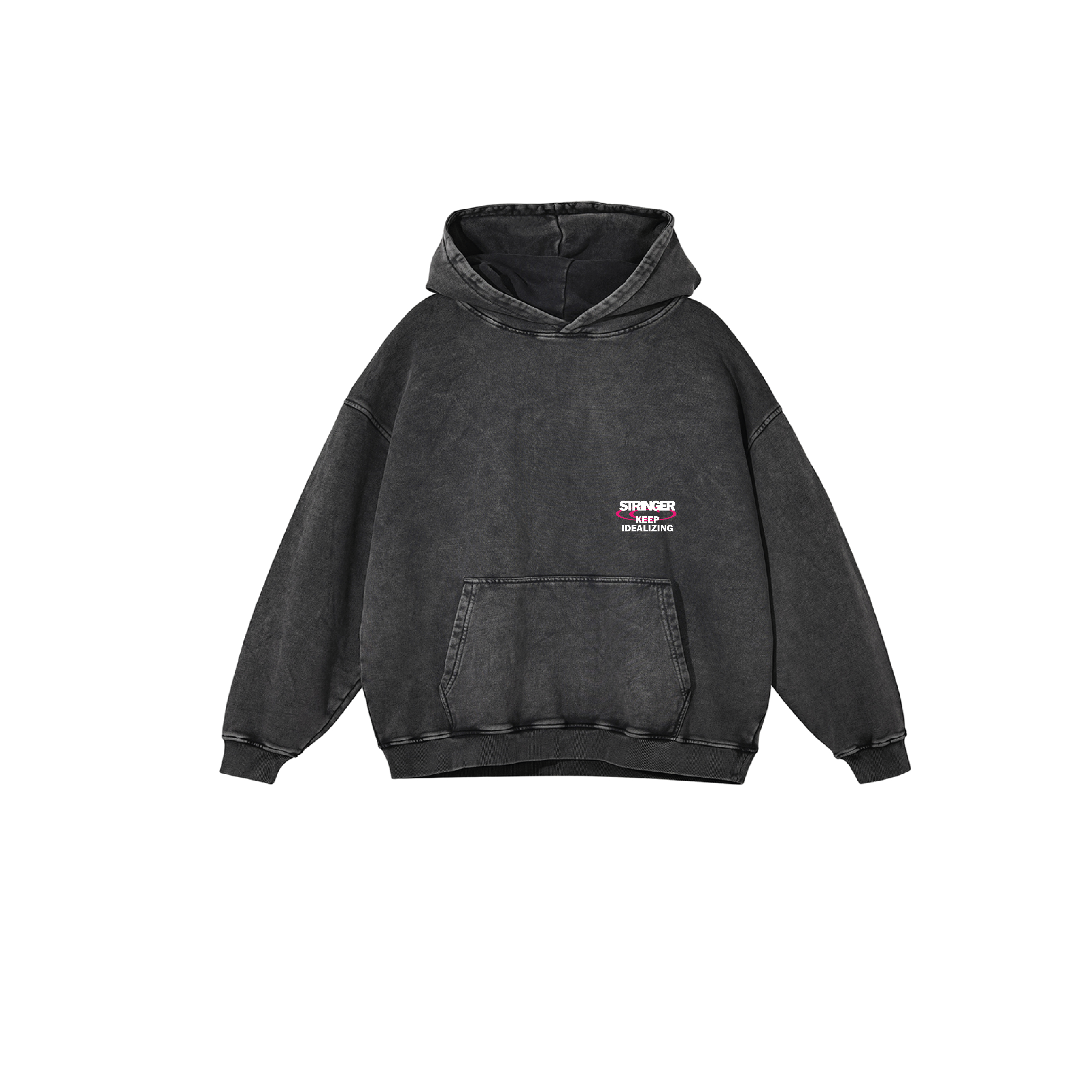RETRO-BLACK HOODIE