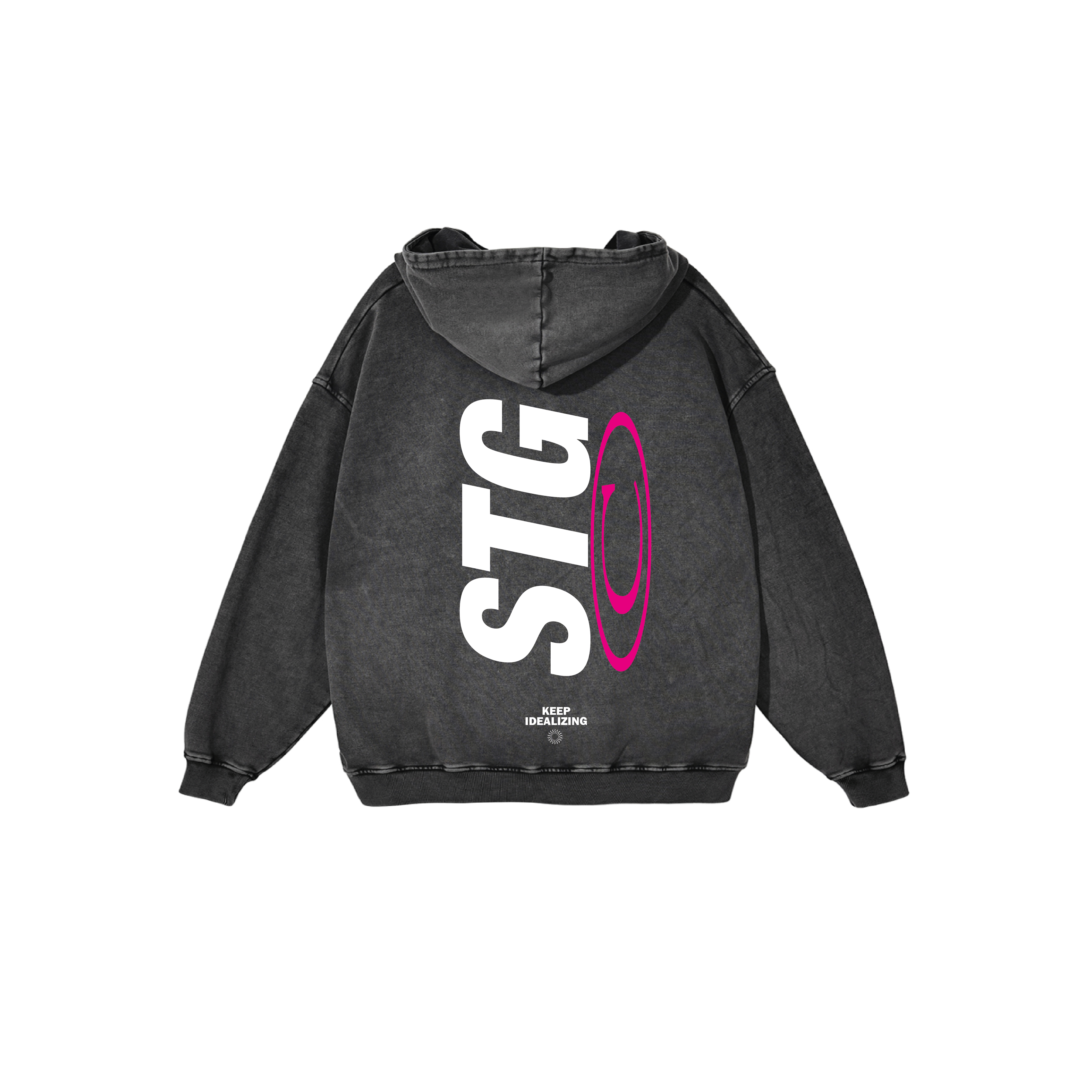 RETRO-BLACK HOODIE
