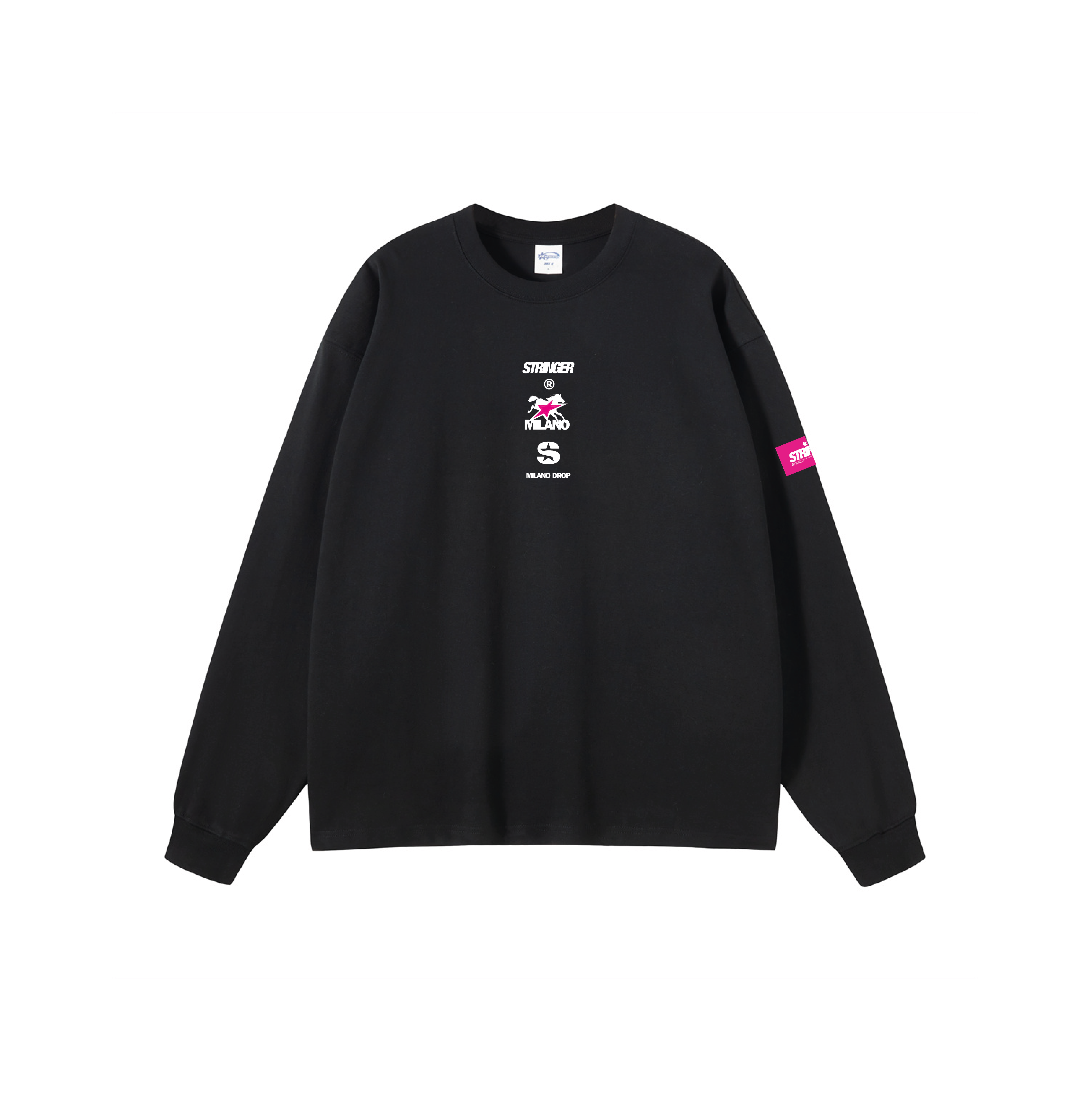 WASHED GREY LONG-SLEEVE