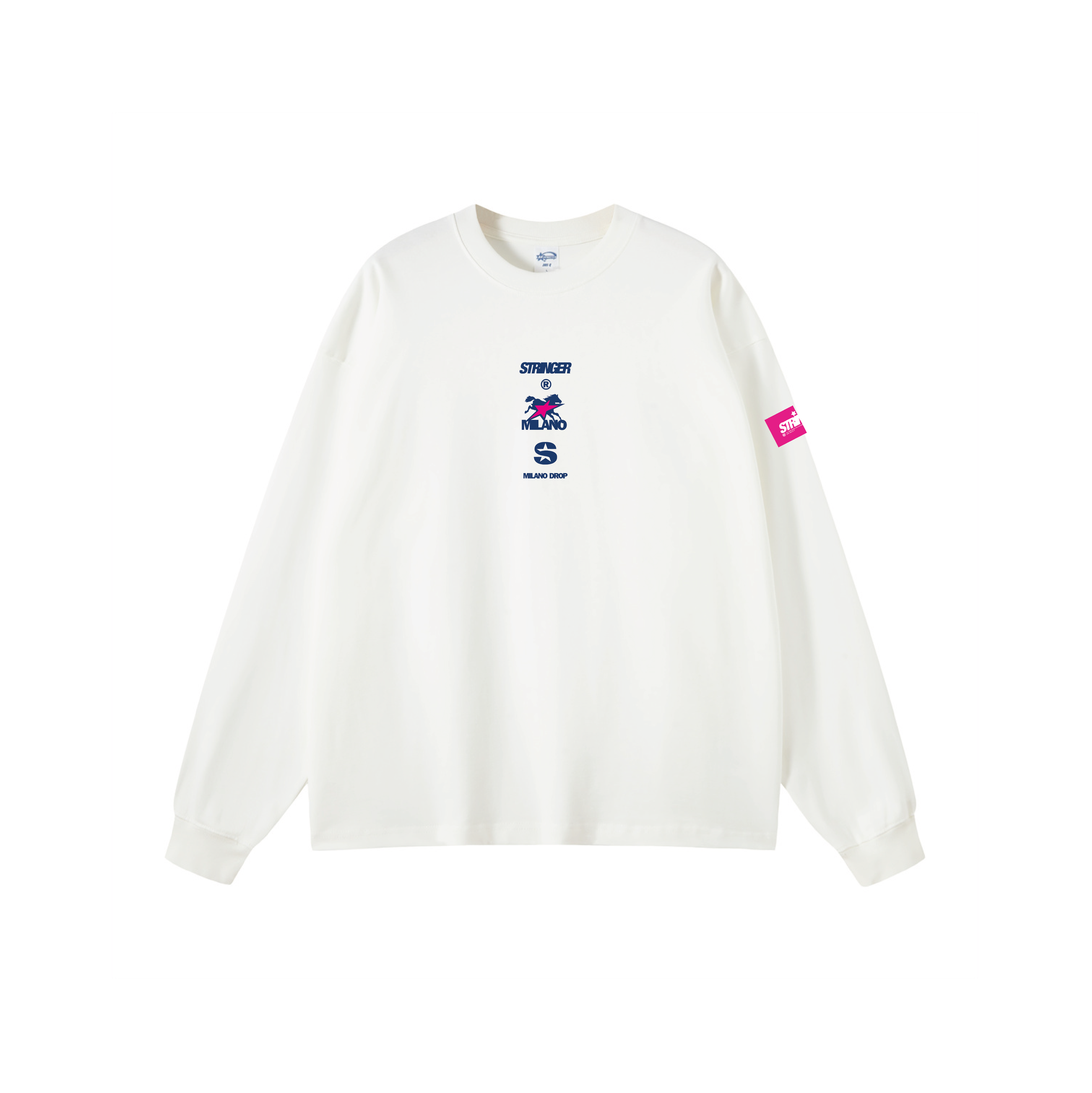 WHITE LONG-SLEEVE