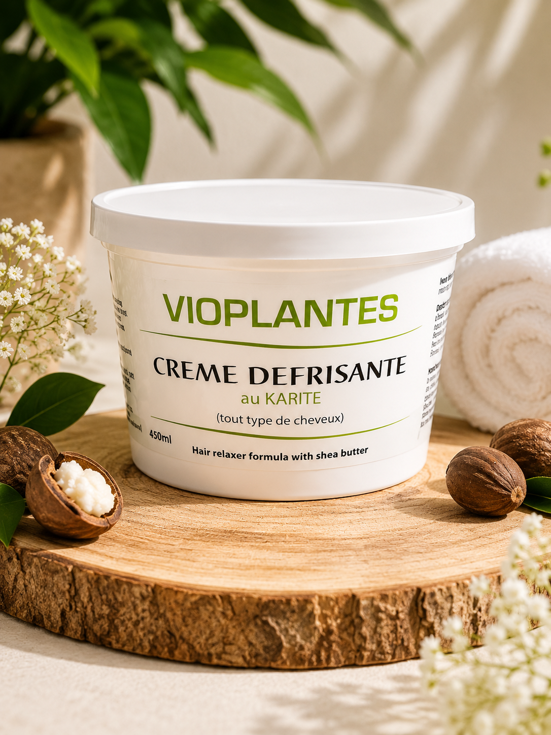 Crème Défrisante Karité