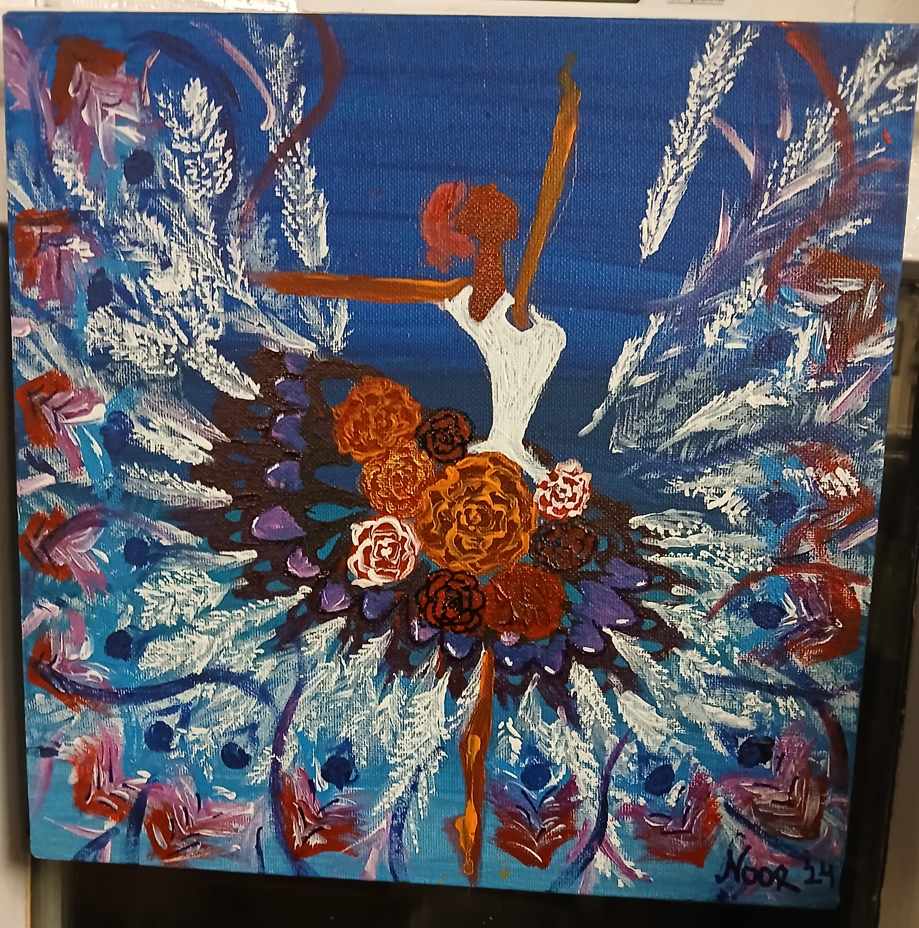 Abstract Ballerina Painting