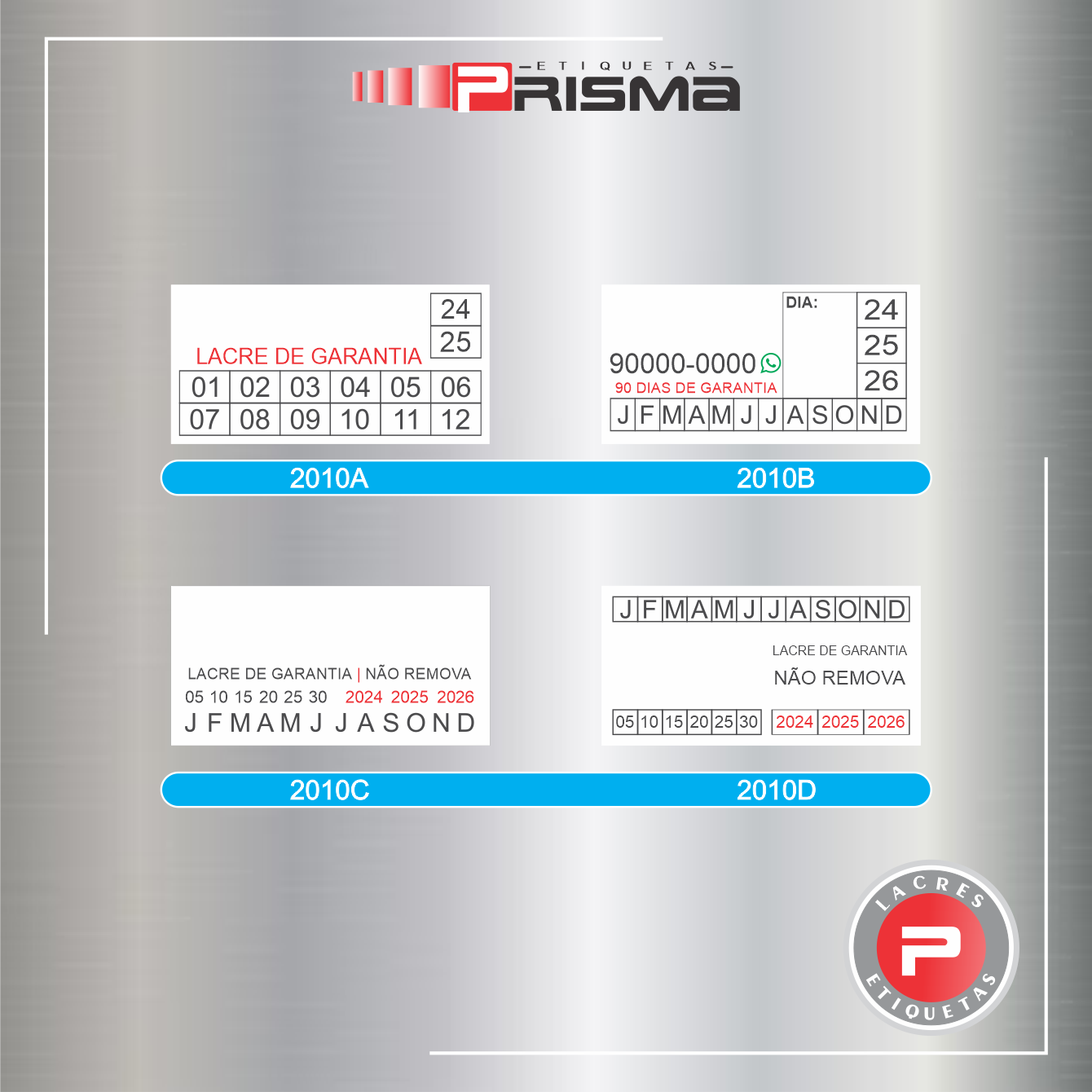 Lacres de Garantia 20x10 mm VOID