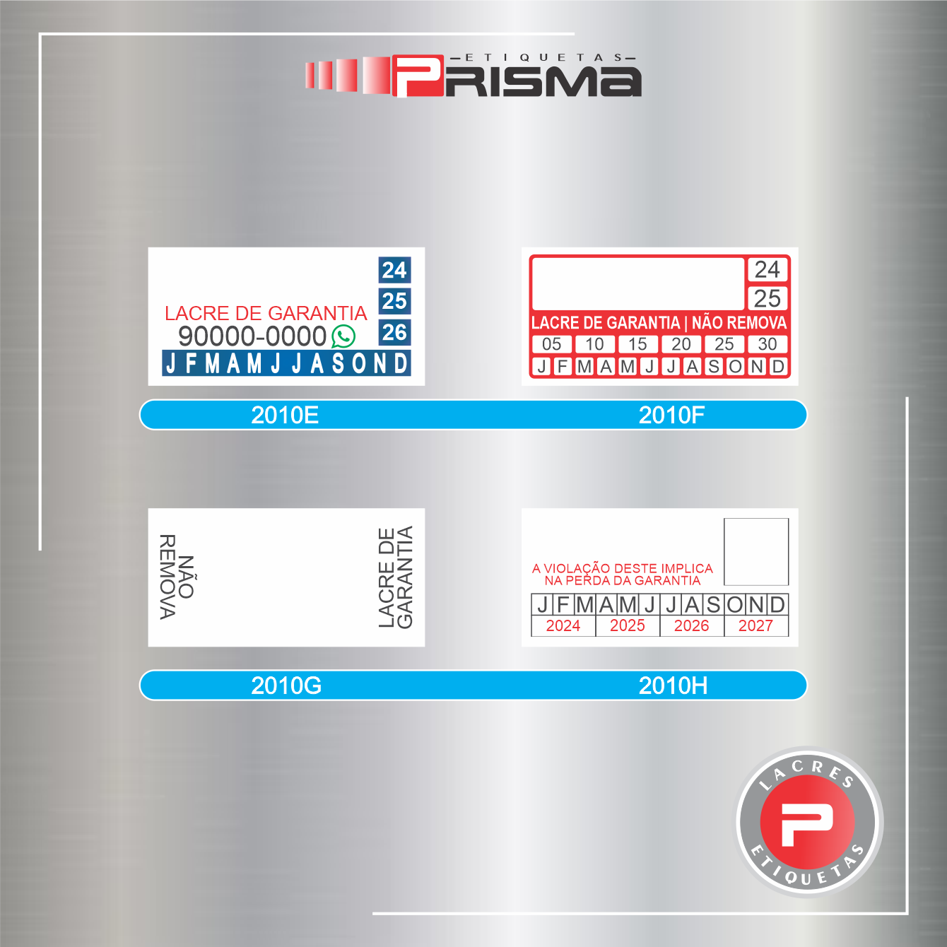 Lacres de Garantia 20x10 mm VOID