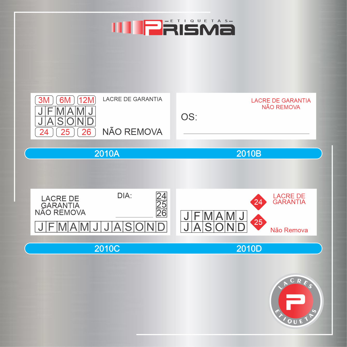 Lacres de Garantia 30x10 mm VOID
