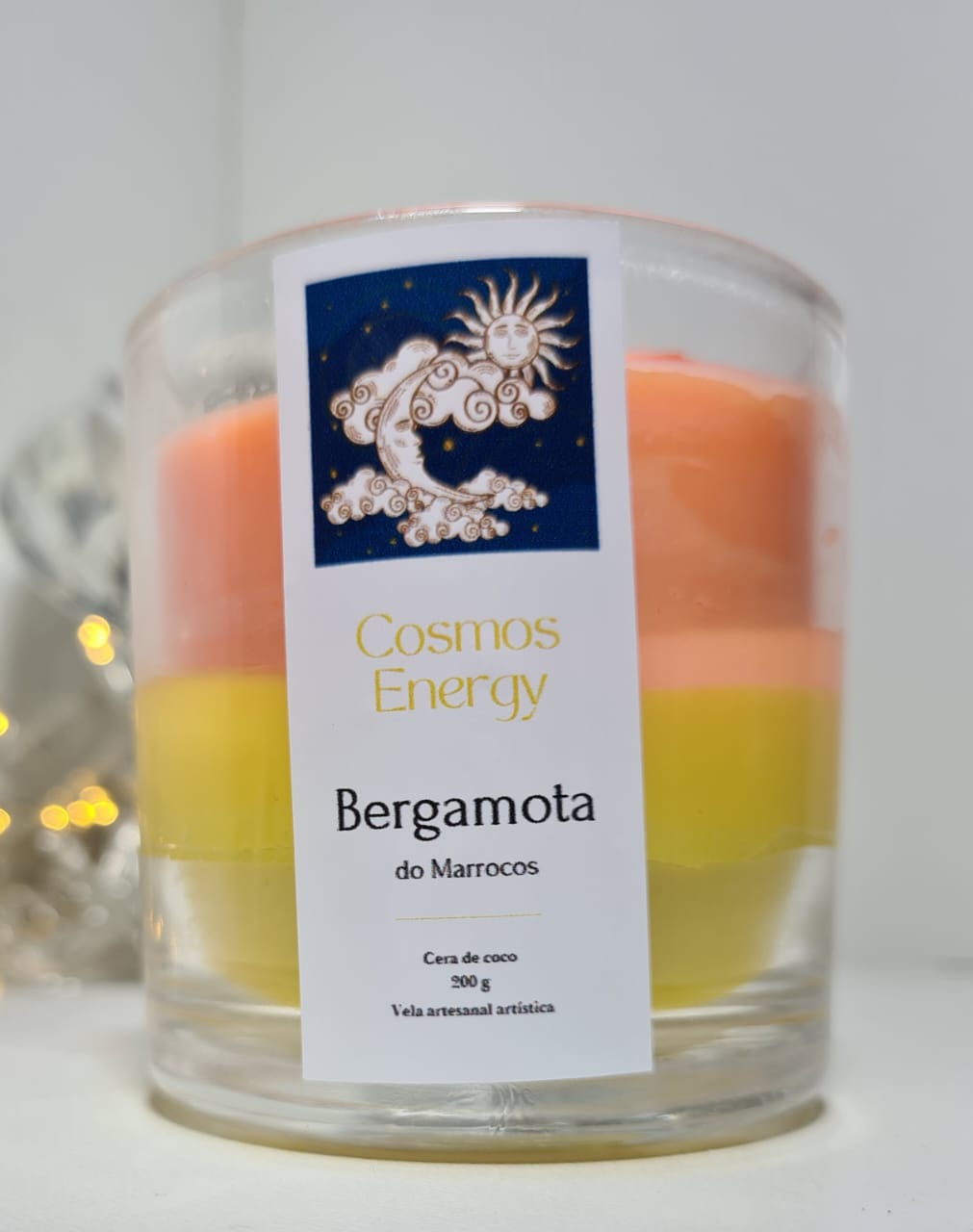Vela Aromática no Copo de Whisky 