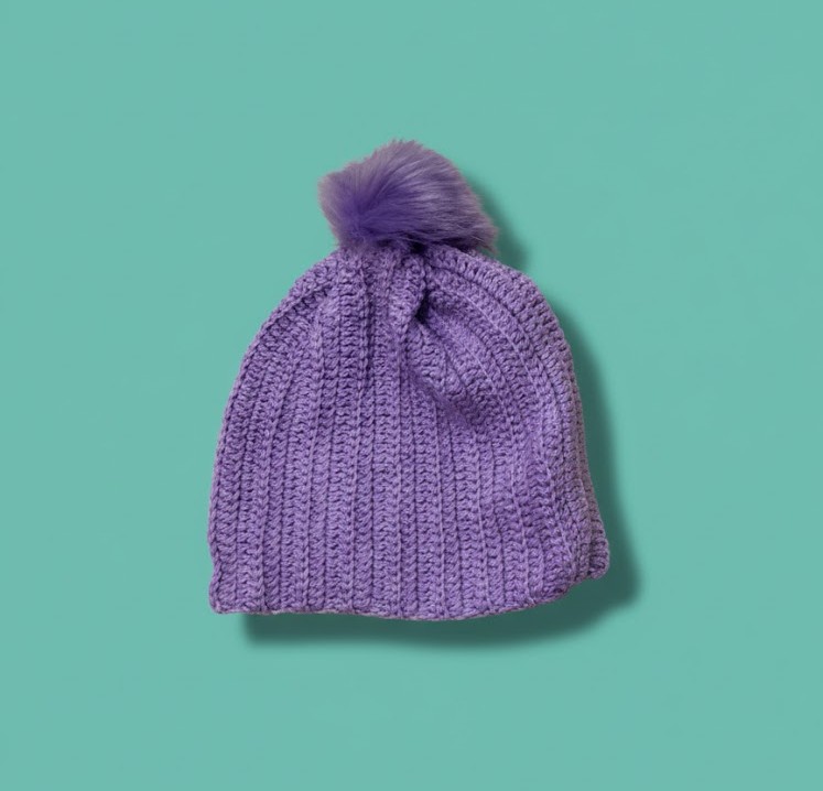 Purple Knit Beanie