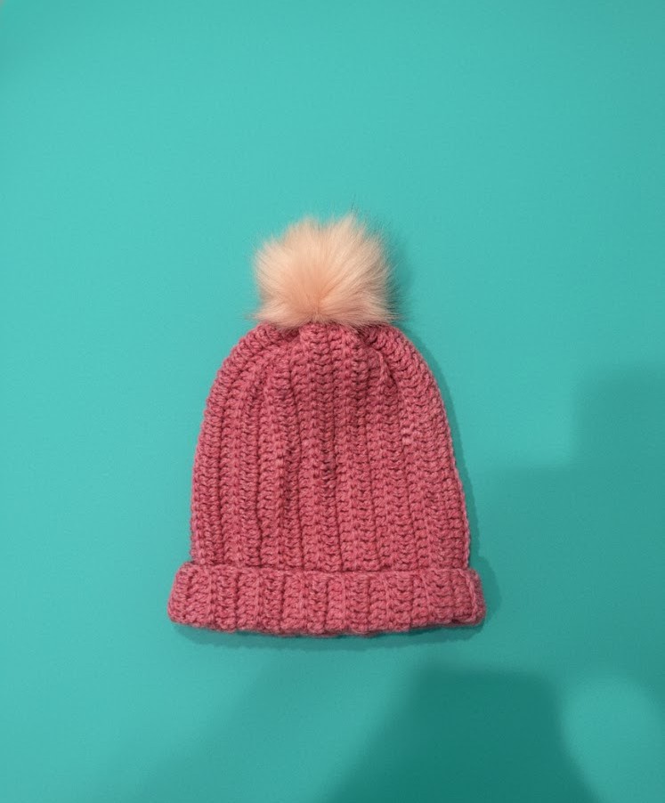 Pink Knit Beanie