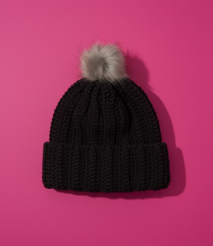 Black Knit Beanie
