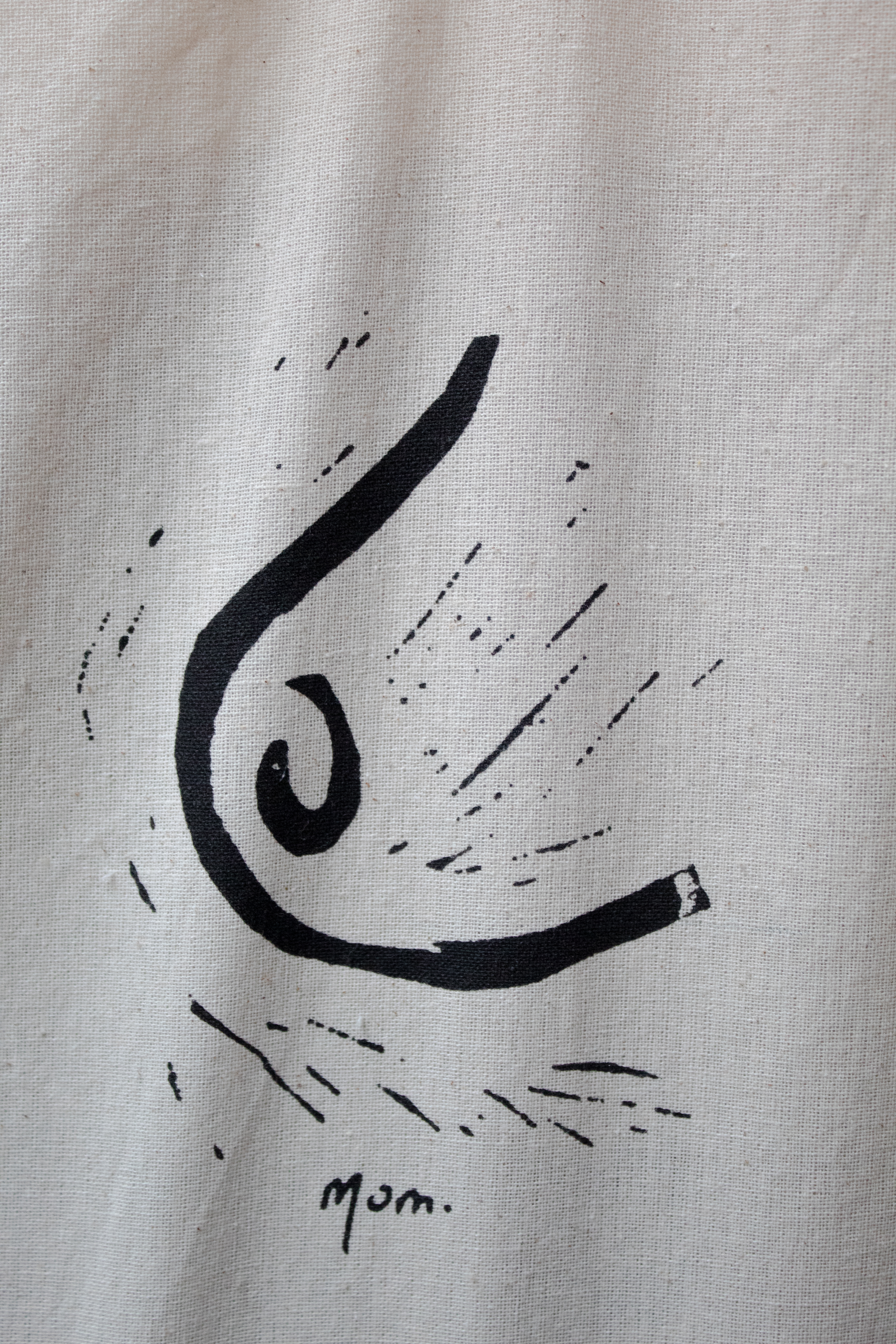 Tote bag l'oeil de Momo