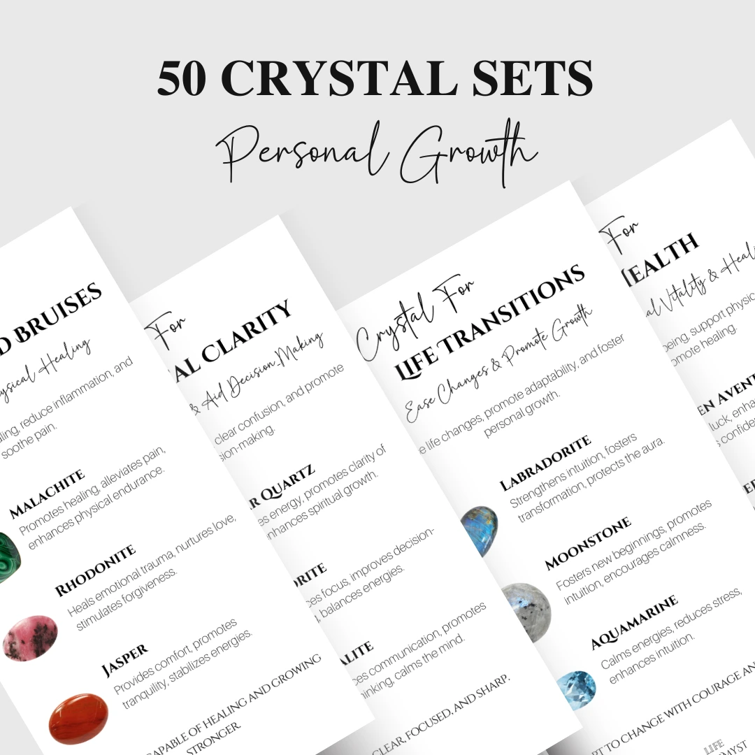 Personal Growth - 50 Crystal Sets 