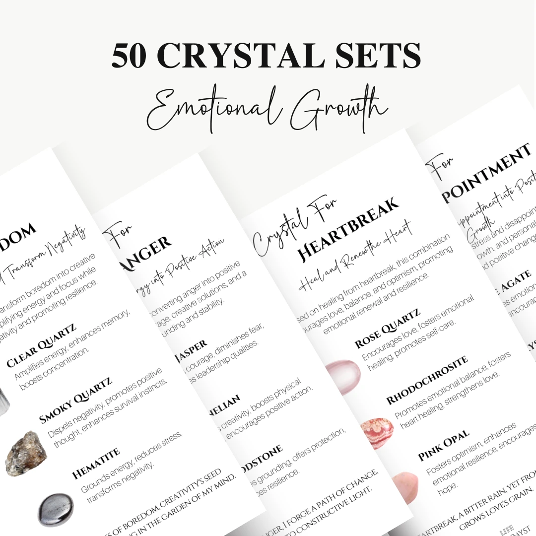 Emotional Growth - 50 Crystal Sets