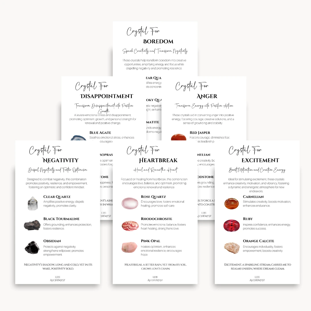 Emotional Growth - 50 Crystal Sets